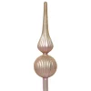 Decoris Kerstboompiek - 31 Cm - Glas - Lichtroze