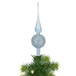 Decoris Kerstboom Piek Luxe - Lichtblauw - Glas - 31cm