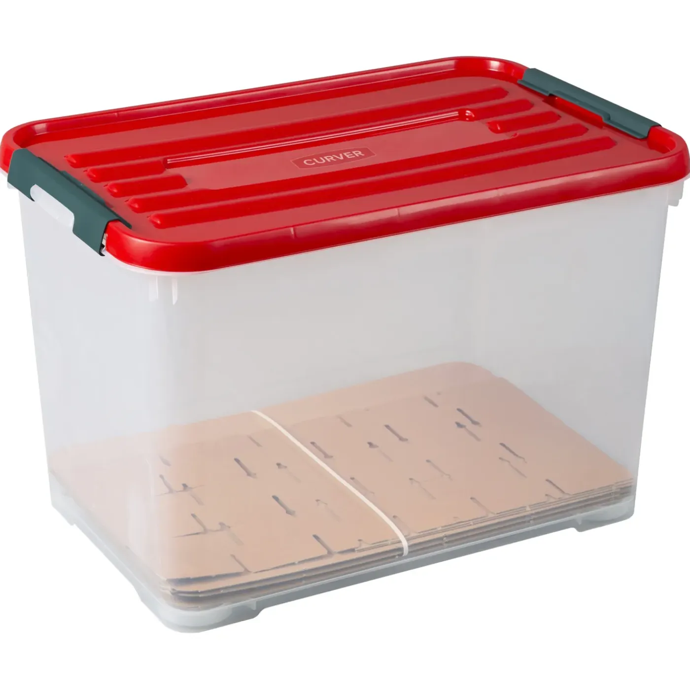 Curver Decoris Kerstbox Handy - Met Tussenkarton - 65L