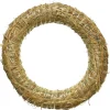 Decoris Kerstkrans Van Stro - 2x - 20 X 4 Cm - Diy Kransen Maken
