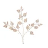 Decoris Kerstornament Spray Kunststof Parel - Perzik - 68x3x26cm