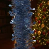 Decoris Kerstslinger - Sterren - Donkerblauw - 270 X 10 Cm - Lametta