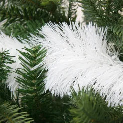 Decoris Kerstslinger - Winter Wit - 270 X 10 Cm
