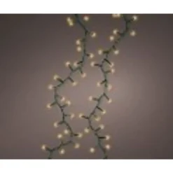 Decoris Kerstverlichting met 8 Functies Lichtsnoer - 400 LED's - Klassiek Wit - 10m - Binnen & Buiten