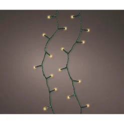 Decoris Kerstverlichting met 8 Functies Lichtsnoer - 200 LED's - Klassiek Wit - 9,95m - Binnen & Buiten
