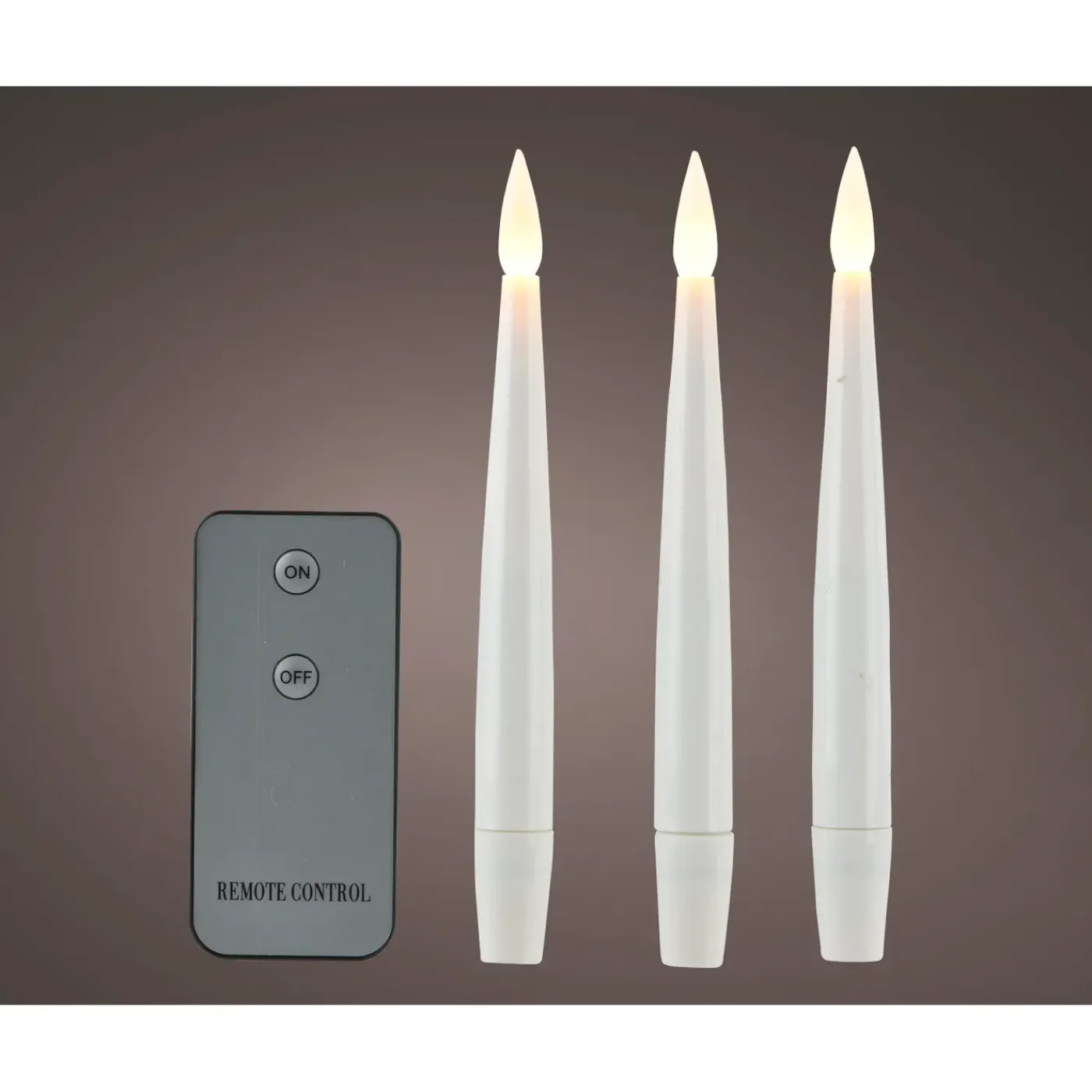 Decoris LED Kaarsen - 10 LED's - Warm Wit - 18cm - Binnen