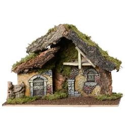 Decoris Lege Kerststal - Zonder Figuren - L43 X B19 X H29 Cm