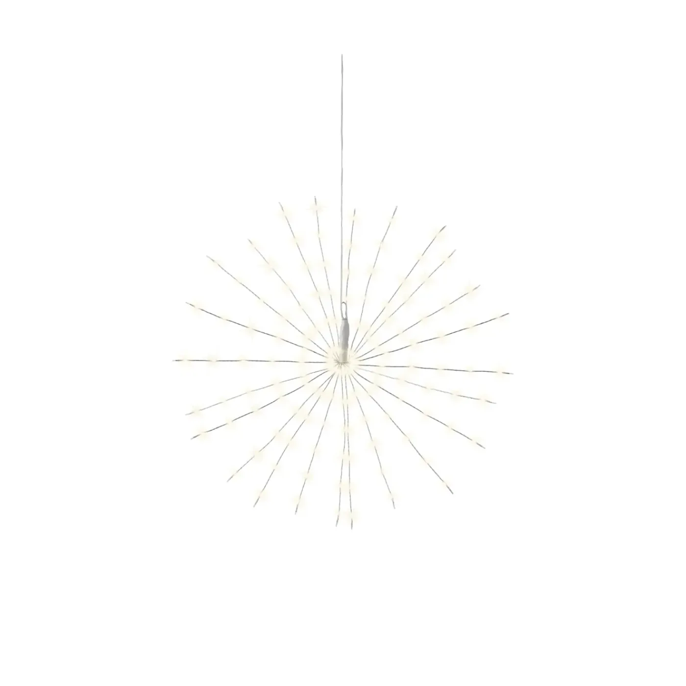 Decoris Micro Led Poolstar Twinkel - 144 LED's - Warm Wit - 55cm - Binnen & Buiten