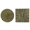 Decoris onderzetter met strepen - Goud - D 20cm
