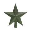 Decoris - Piek plc ster l4.2b19h19 cm d.groen
