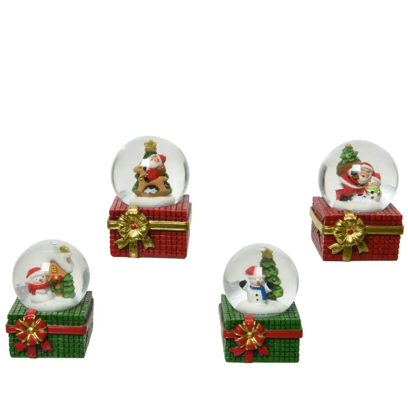 Decoris Schudbol Polyresin Giftbox - Crème - 6,5cm