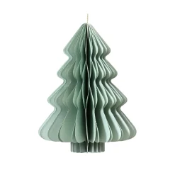 Decoris Season Decorations papieren kerstboom mint 15cm