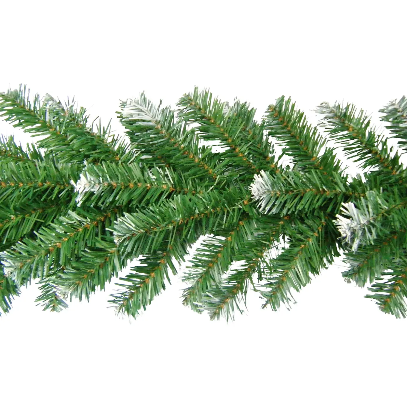 Decoris Slinger Kunstkerst - Bordeaux Met Wit - 270cm