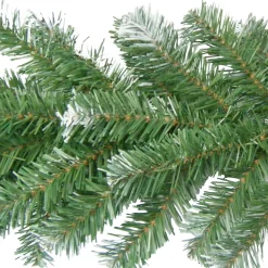 Decoris Slinger Kunstkerst - Bordeaux Met Wit - 270cm