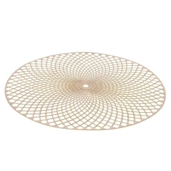 Decoris uitgesneden placemat - Goud - D 38cm