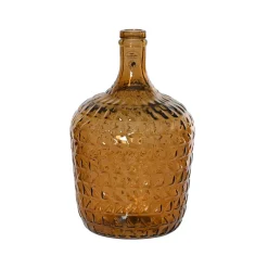Decoris Vaas Glas - Lichtbruin - 30cm