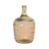 Decoris Vaas Glas - Taupe - 30 cm