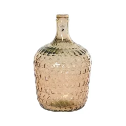Decoris Vaas Glas - Taupe - 30 cm