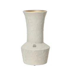Decoris Vaas Terracotta - Off-White - 30cm