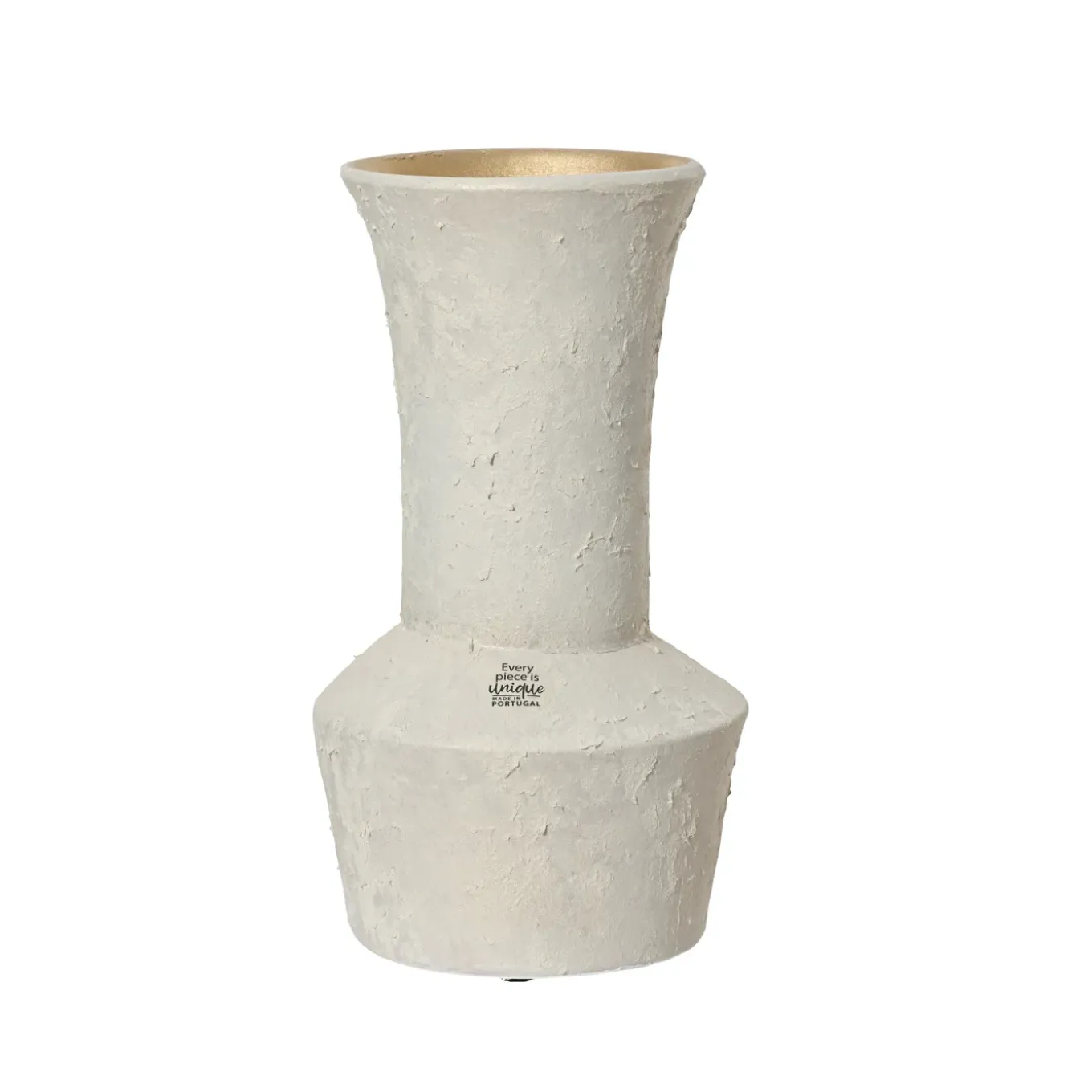 Decoris Vaas Terracotta - Off-White - 30cm