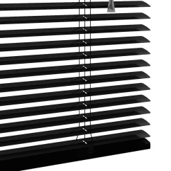 Decosol jaloezie horizontaal aluminium zwart 25mm 80x130cm
