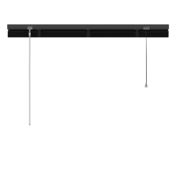 Decosol jaloezie horizontaal aluminium zwart 25mm 80x130cm