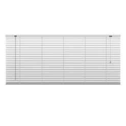 Decosol 201 jaloezie horizontaal aluminium wit 180x180cm