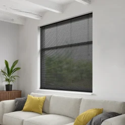 Decosol jaloezie horizontaal aluminium zwart 25mm 120x180cm