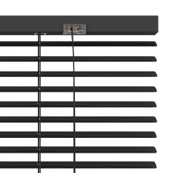 Decosol jaloezie horizontaal aluminium zwart 25mm 120x180cm