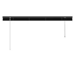 Decosol jaloezie horizontaal aluminium zwart 25mm 140x180cm