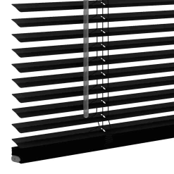 Decosol jaloezie horizontaal aluminium zwart 25mm 140x180cm