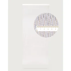 Degor Vliegengordijn Paola - 90x210cm - Wit - Huisdiervriendelijk