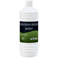 De Parel gedemineraliseerd water 1L