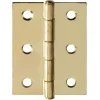 Overig Deurscharnier - messing verchroomd staal - 50x39 mm - 4 stuks
