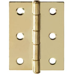 Overig Deurscharnier - messing verchroomd staal - 50x39 mm - 4 stuks