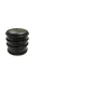 Deurstopper hoog 1kg - zwart - staal - hoogte 76mm - diameter 76mm