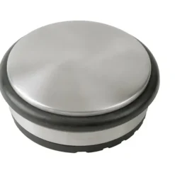 Overig Deurstopper - laag - rvs - diameter 90mm, hoogte 47mm