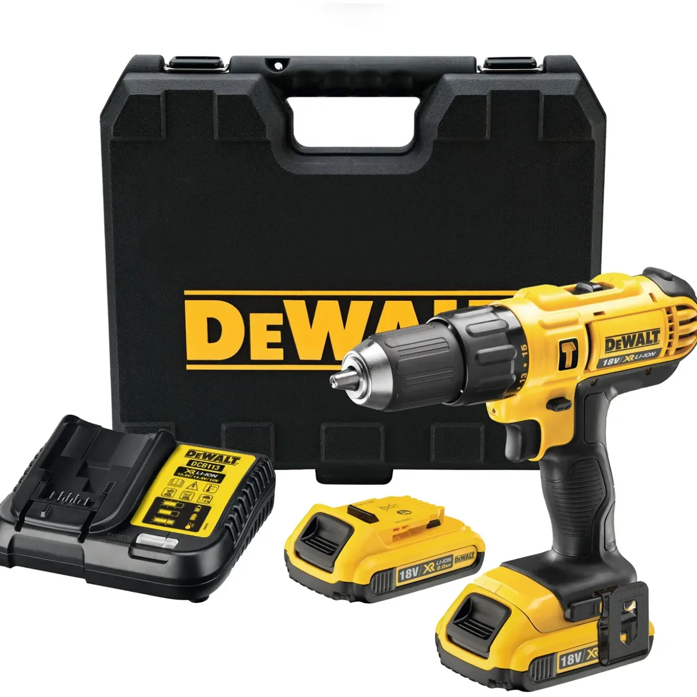 DeWalt Klopboormachine DCD776D2-QW - 18V - (2x 2,0Ah)