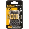 DeWalt Schroefbits - Extreme Impact Torsion - Torx T20 impact - 57mm - 5 stuks