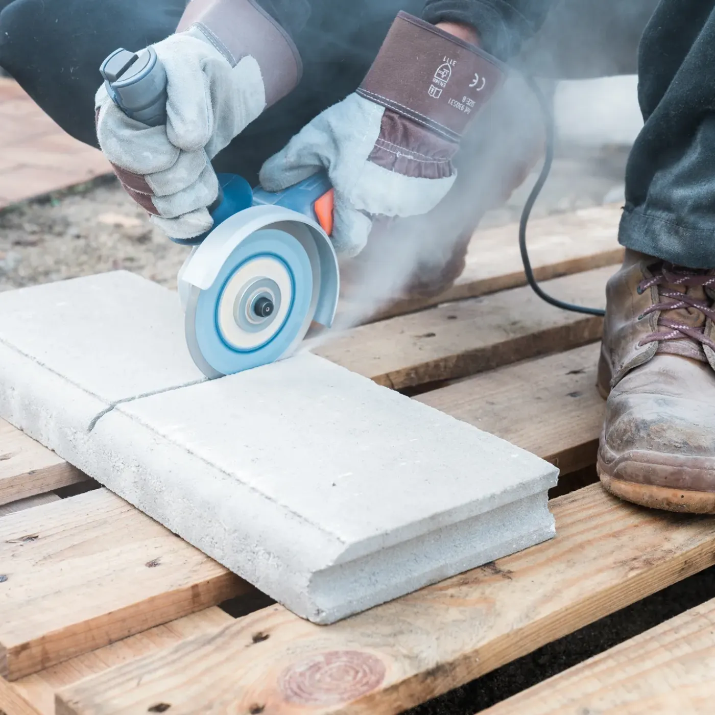 DEXTER Diamantschijf - beton, baksteen en cement - 115x22,2mm