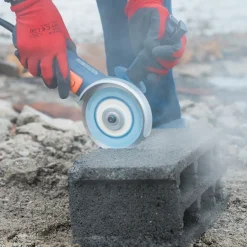 DEXTER Diamantschijf - beton, baksteen en cement - 115x22,2mm