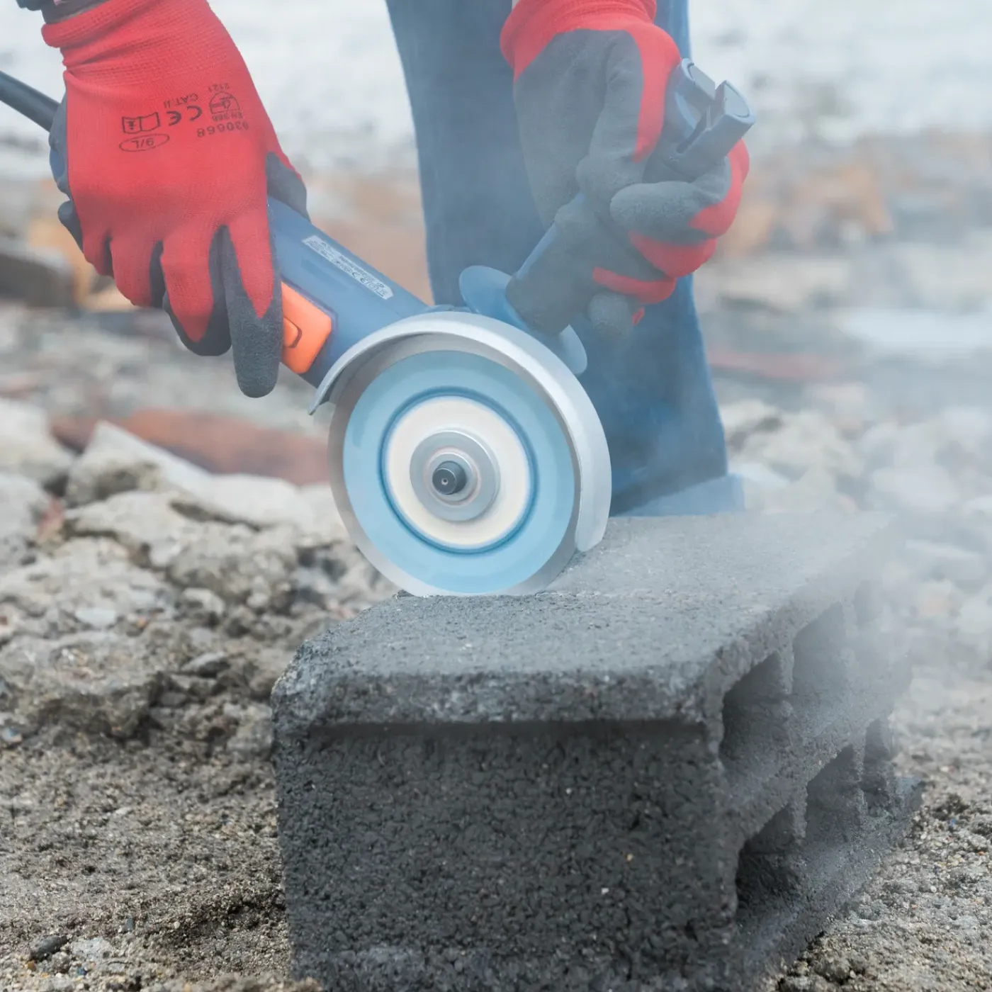 DEXTER Diamantschijf - beton, baksteen en cement - 115x22,2mm
