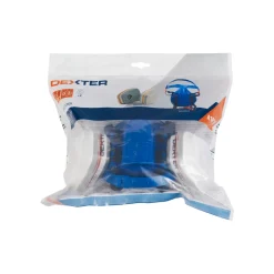 Dexter Halfgelaatsmasker A1P2 R - Wit en blauw - Eén maat - EN140:1998