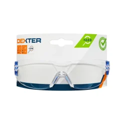 DEXTER Veiligheidsbril - Blauw - Eén maat - EN ISO 16321-1