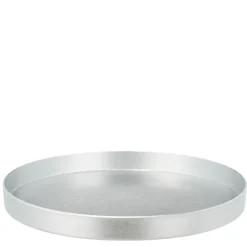 Dienblad Mila - Gerecycled Plastic - Zilver - D 32cm