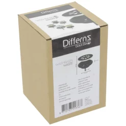 Differnz Afvoerplug Mix & Match Clic-clac - Messing - Zonder overloop - Zwart mat - 64mm
