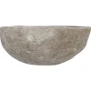Differnz Waskom Lombok - Riviersteen - Rond - Grijs - 47x47x18cm