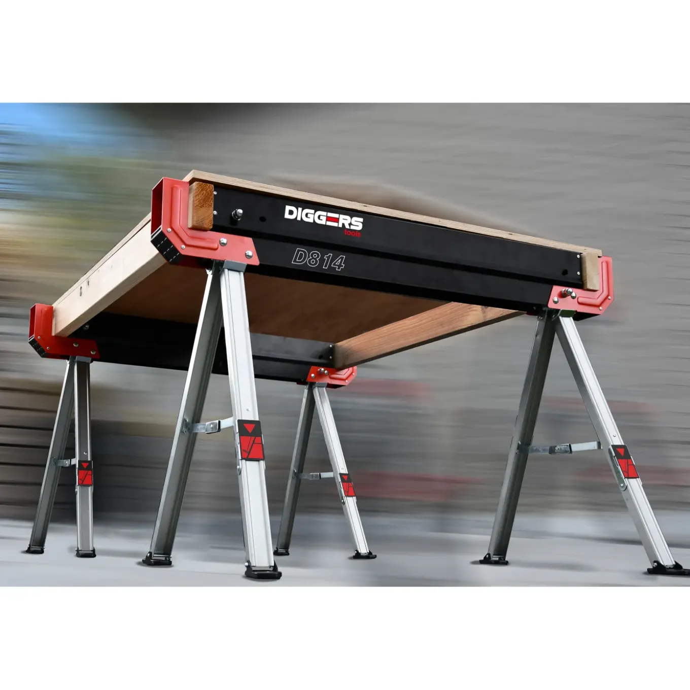 Diggers stalen schraag 500kg