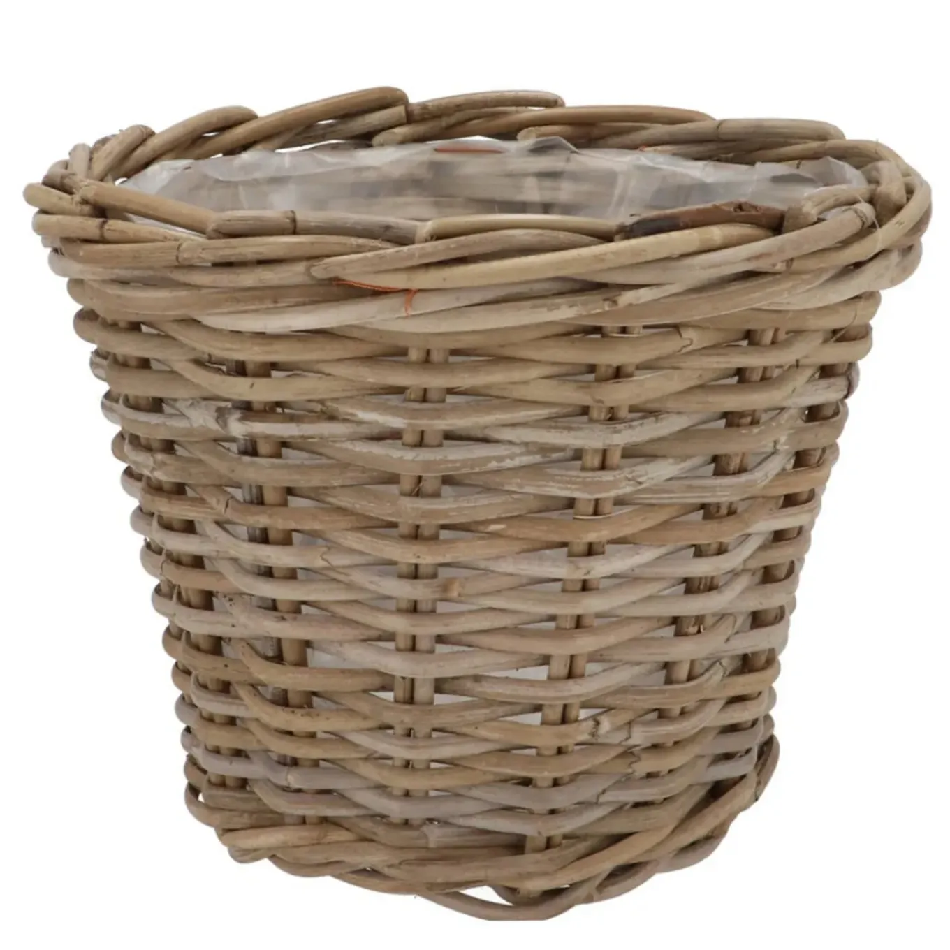 Dk Design Plantenmand - Ivy - Binnenzak - Rotan - B23 X H20 Cm