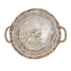 Dk Design Plantenmand - Ivy - Binnenzak - Rotan - B25 X H13 Cm